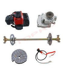 740mm kart rear axle kit - rear, +