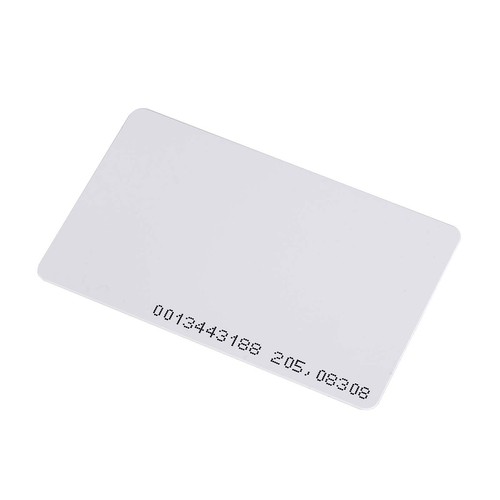 Rfid access card 8mm - rfid, white