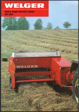 WELGER "AP 630" Extra High