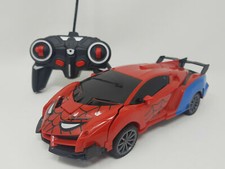 Spiderman RC Radio Remote Control Car Transforming Stunt Avengers Car