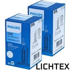 Philips D1S 85415WHV2 WhiteVision gen2 Xenon Bulb Headlight Lamp NEW