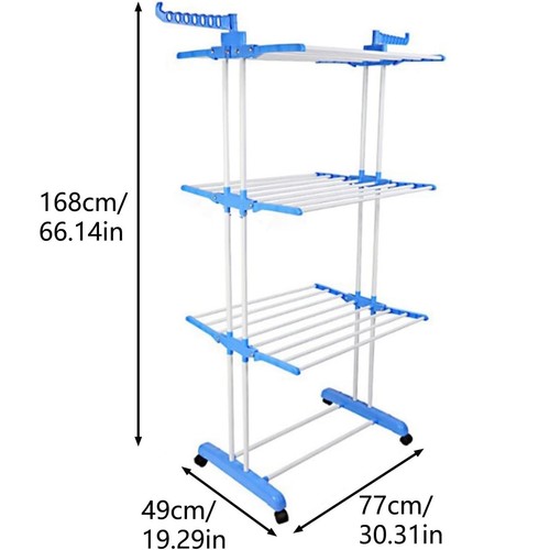 Tier foldable clothes - 4-tier, airer