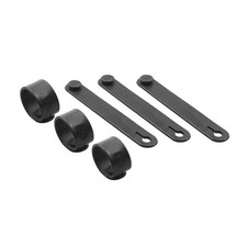 20x Rubber Frame Securing Cable Ties Wiring Harness Bands Motorcycle Accessories