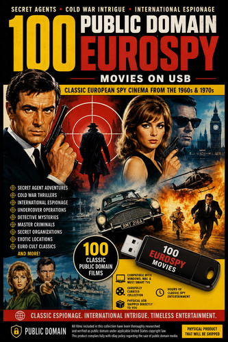100 public domain eurospy - public,