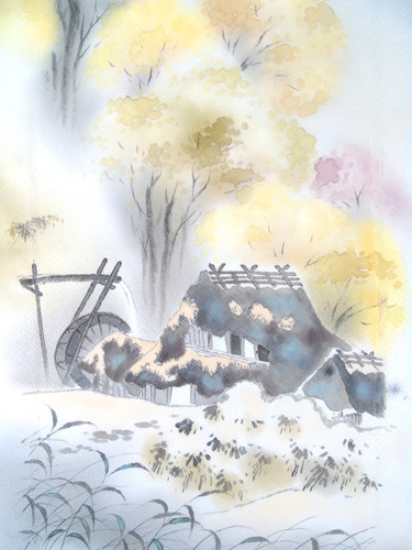 Ayane hand painted - hand, water