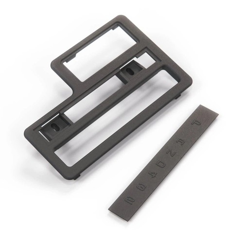 Black finish selector lever - black,