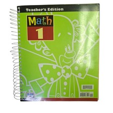 BJU Press Math 1 Teacher