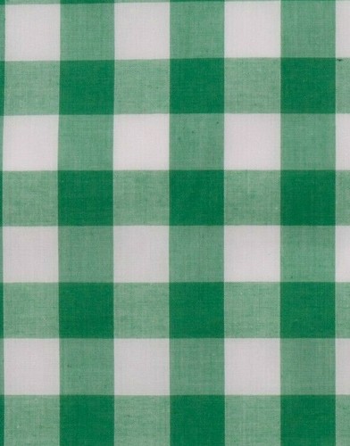 Gingham polycotton fabric - gingham, 1