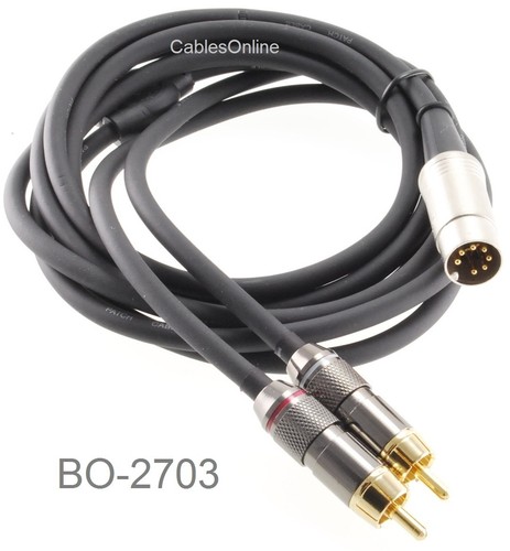 3ft pin din - to, 2rca