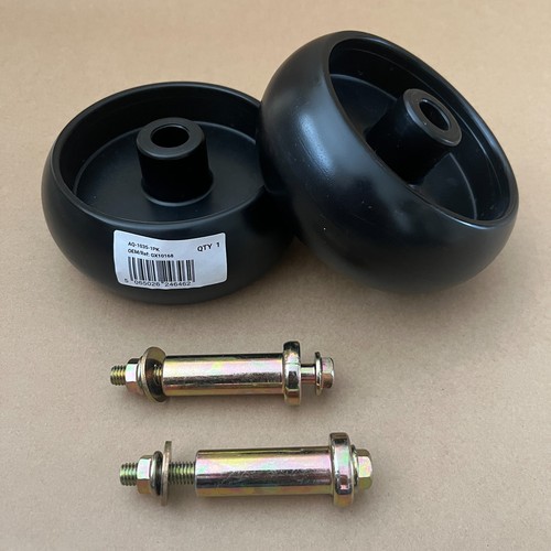 Anti scalp mower gauge deck - mower,