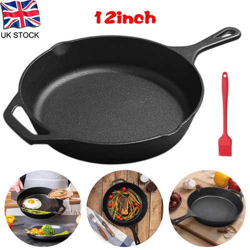 Inch cast iron frying pan - iron,