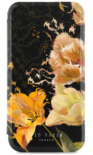Ted Baker Orange Tulip Mirror Folio Phone Case for iPhone 17 - New