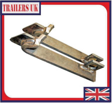 Pair of EURO 3 Loader Brackets Weld on Tractor High Strength Steel - Free Del