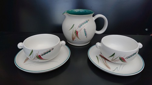 Denby greenwheat set - denby,