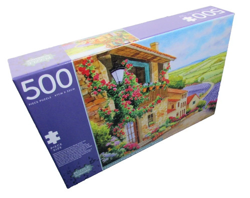 500 piece jigsaw lavender - piece, jigsaw-lavender