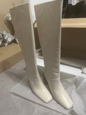 Mango Heeled Boots Size 3