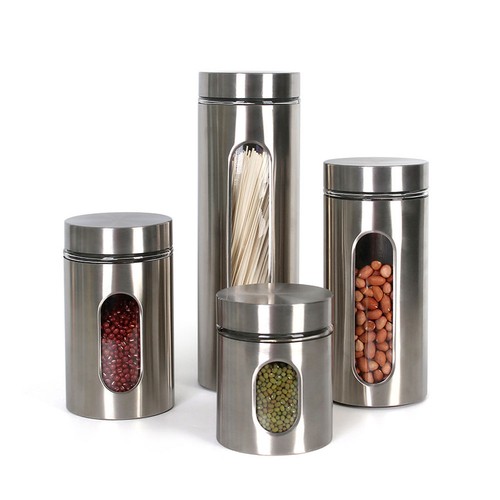 4pcs airtight kitchen canister - airtight,
