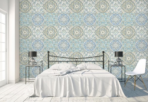 Round tile pattern - tile,