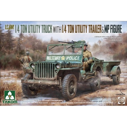 Takom army jeep - takom, 1:35