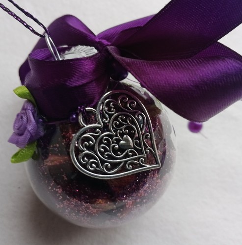 Love witch ball purple - love, roses