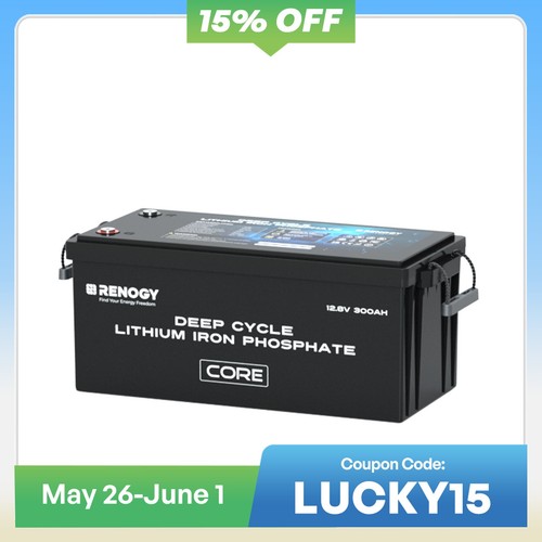 Renogy 300ah 12v lifepo4 - renogy,
