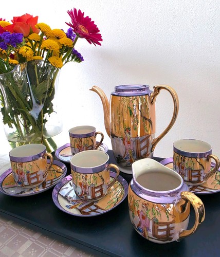 Vintage japanese geisha tea - vintage,