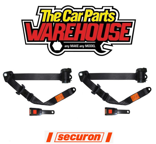 Two front securon seat - front, belt