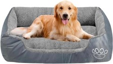 Dog Bed Washable Rectangle Dog Beds Soft Pet Cat Bed for Small Medium Large Dog