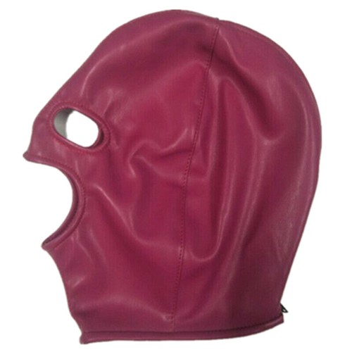 Faux leather hood cosplay - faux,