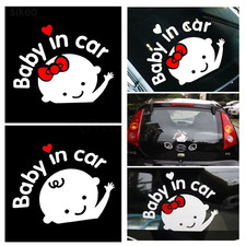 Cute Baby In Car Baby On Board