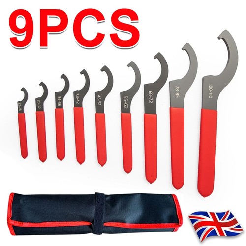 9pcs hook wrench - hook, c