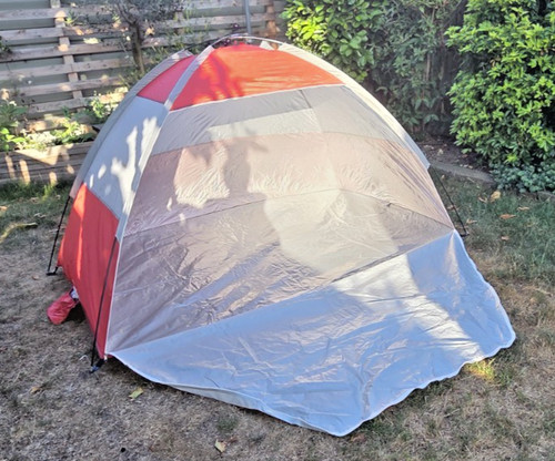 Beach tent ground sheet zips - -,