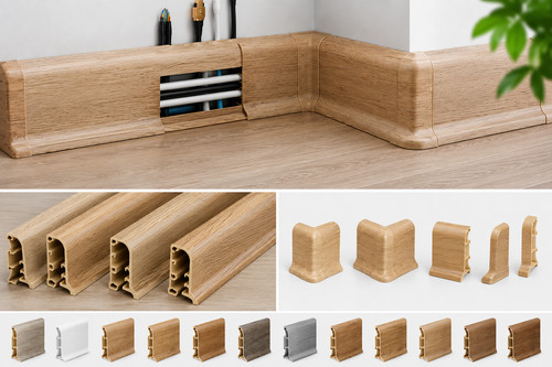 59mm pvc skirting - pvc,