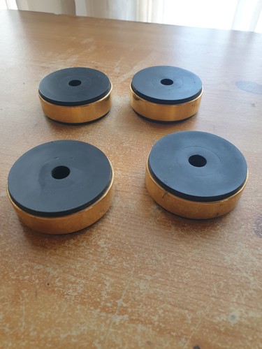4pc real brass hifi speaker - real,