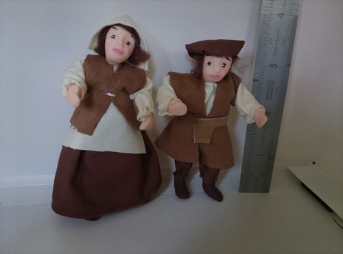 Dolls house miniature polymer - dolls,