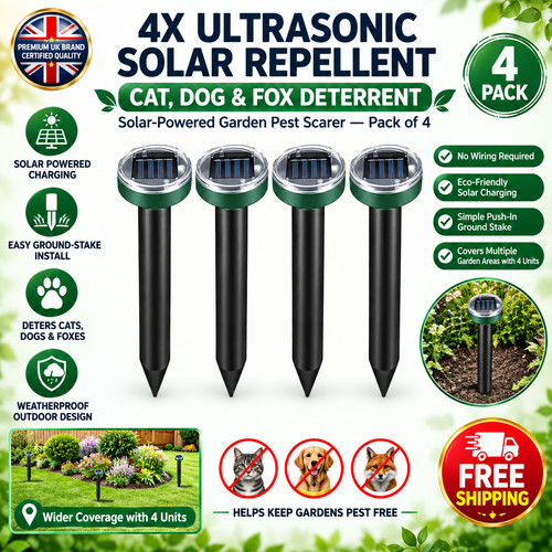 Ultrasonic solar cat dog - solar,