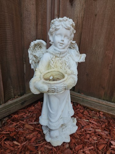 Cherub faced winter angel - faced,