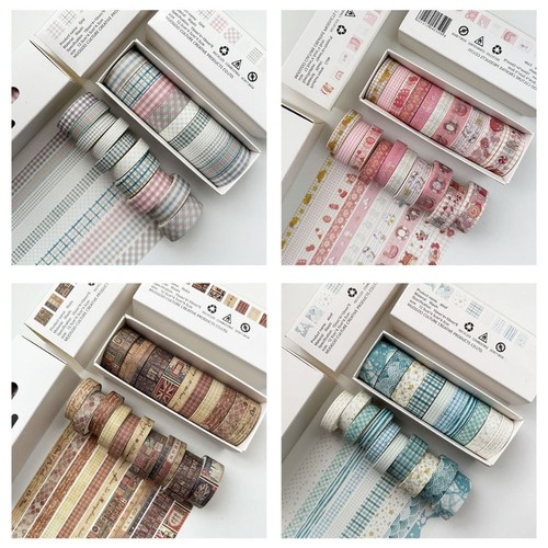 Multi pattern washi tape set - multi-pattern,