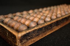 Japanese Antique Wooden Abacus SOROBAN 33.5cm(13.2")