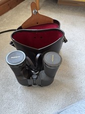 Chiron Binoculars 10x50 Extra Wide Angle In Original Leather Case Excellent Cond