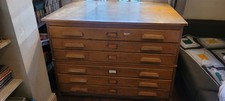 Vintage architect's plan chest