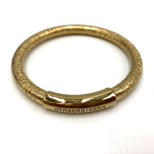 Dyrberg kern etched gold - gold, tone