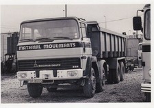 B/W PHOTO: MATERIAL MOVEMENTS MAGIRUS DEUTZ 8 WHEEL TIPPER - POR 800S