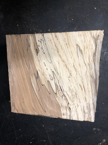Seasoned spalted beech - spalted, block