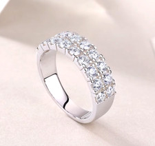 GENUINE 1.3ct Moissanite Ring