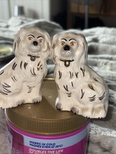 Beswick Pair of Old English Dogs Model No. 1378-7 3.5”