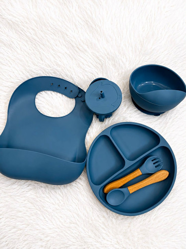 Blue silicone baby - baby, set