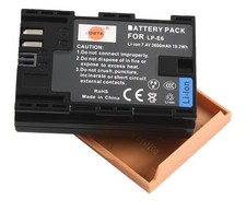 2x Battery LP-E6N LP-E6 for