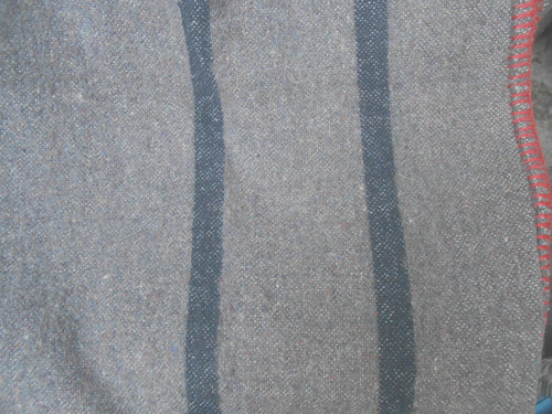 Blanket wool picnic - blanket, vintage