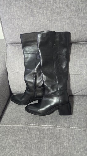 Zara size leather boots - size,